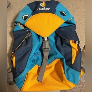 Deuters kids hiking/daypack backpack. In great shape. Kids loved this backpack.